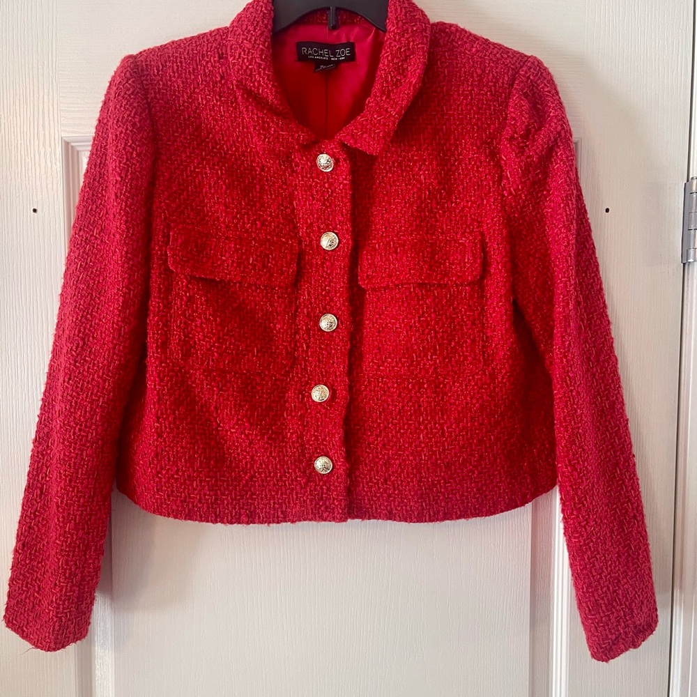Rachel Zoe Women's Scarlet Textured Blazer